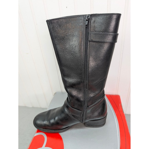 Blondo Canada Viva Black Leather Waterproof Knee High Riding Boots 7.5US w/ Box - Picture 7 of 14